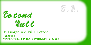botond mull business card
